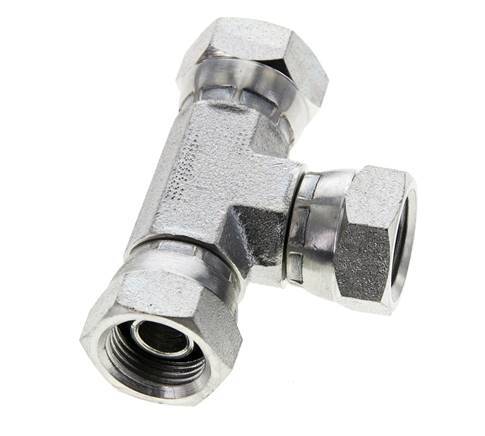 Tee Fitting G3/8'' Female Steel Hydraulic 400bar (5620.0psi)