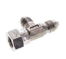 JIC Tee Fitting UNF 7/16''-20 Female x Male Stainless steel 350bar (4917.5psi)