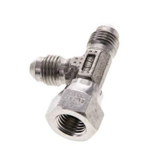 JIC Tee Fitting UNF 7/16''-20 Female x Male Stainless steel 350bar (4917.5psi)
