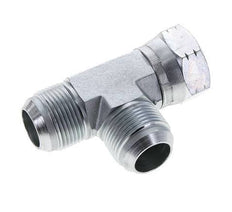JIC Tee Fitting UN 1-5/16''-12 Female x Male Steel 250bar (3512.5psi)