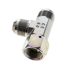 JIC Tee Fitting UN 1-1/16''-12 Female x Male Steel 350bar (4917.5psi)