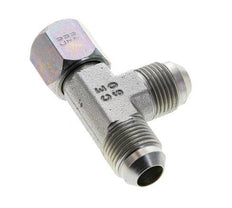 JIC Tee Fitting UNF 3/4''-16 Female x Male Steel 350bar (4917.5psi)