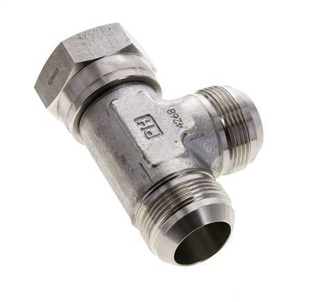 JIC Tee Fitting UN 1-5/8''-12 Female x Male Stainless steel 210bar (2950.5psi)