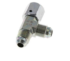 JIC Tee Fitting UNF 1/2''-20 Female x Male Steel 350bar (4917.5psi)