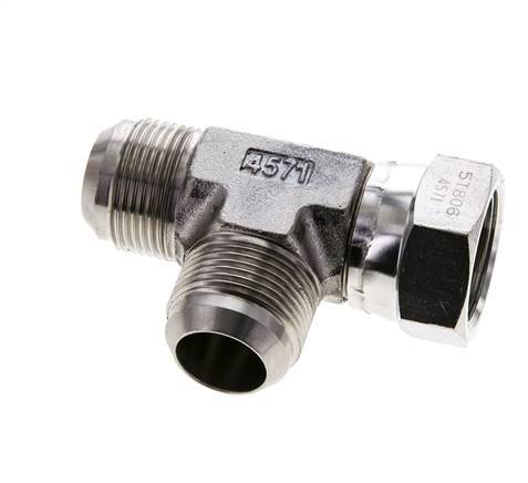 JIC Tee Fitting UN 1-5/16''-12 Female x Male Stainless steel 250bar (3512.5psi)