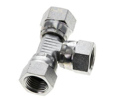JIC Tee Fitting UNF 1/2''-20 Female Steel 275bar (3863.75psi)