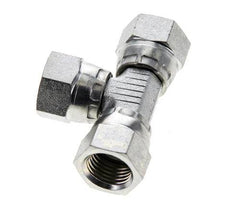 JIC Tee Fitting UNF 1/2''-20 Female Steel 275bar (3863.75psi)