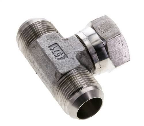 JIC Tee Fitting UN 1-5/16''-12 Male x Female Stainless steel 250bar (3512.5psi)