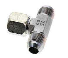 JIC Tee Fitting UNF 7/8''-14 Male x Female Steel 350bar (4917.5psi)