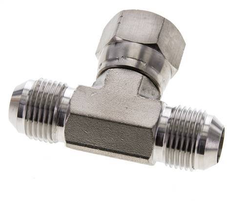 JIC Tee Fitting UNF 7/8''-14 Male x Female Stainless steel 350bar (4917.5psi)