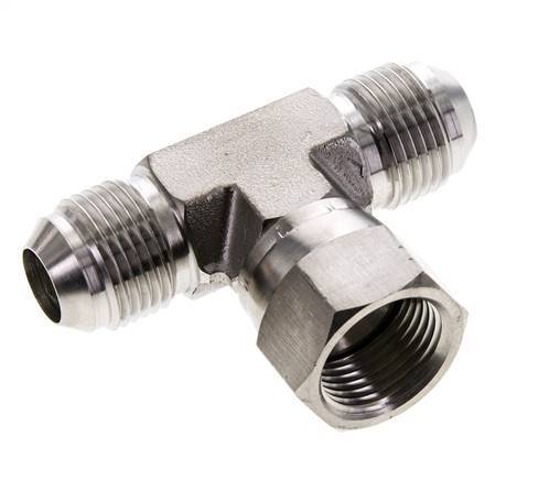 JIC Tee Fitting UN 1-7/8''-12 Male x Female Stainless steel 350bar (4917.5psi)