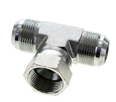 JIC Tee Fitting UN 1-5/16''-12 Male x Female Steel 250bar (3512.5psi)