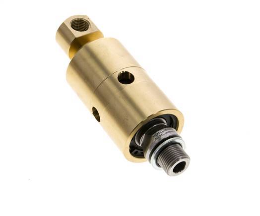 2-Way Rotary Joint G1/4'' - G3/8'' Male Right Hand x Female Brass 50bar (702.5psi)