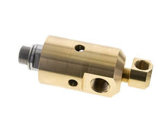 2-Way Rotary Joint G3/8'' - G1/2'' Male x Female Brass 50bar (702.5psi)