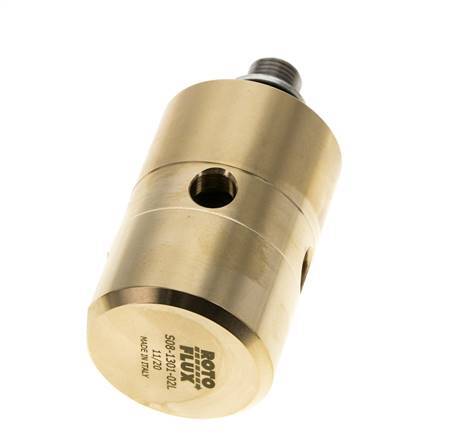 Rotary Joint G1/4'' Female x G1/4'' Male Left Hand Brass 50bar (702.5psi) Abrasive Media