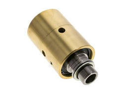 Rotary Joint G3/4'' Female x G3/4'' Male Left Hand Brass 50bar (702.5psi) Abrasive Media