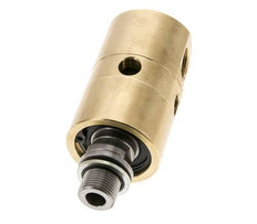 Rotary Joint G3/8'' Female x G3/8'' Male Left Hand Brass 50bar (702.5psi) Abrasive Media