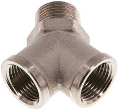 Y Fitting R3/8'' Male x G3/8'' Female nickel-plated 16bar (224.8psi) [2 Pieces]