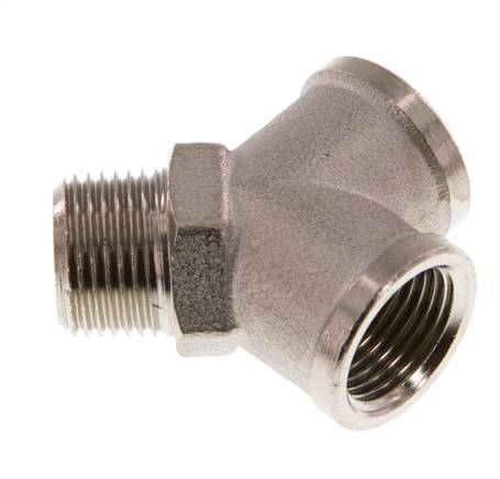 Y Fitting R3/8'' Male x G3/8'' Female nickel-plated 16bar (224.8psi) [2 Pieces]