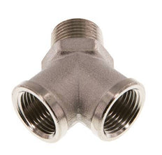 Y Fitting R3/8'' Male x G3/8'' Female nickel-plated 16bar (224.8psi) [2 Pieces]