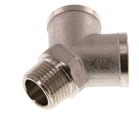 Y Fitting R1/2'' Male x G1/2'' Female nickel-plated 16bar (224.8psi)