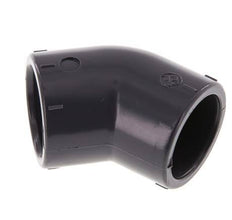PVC 45deg Elbow Fitting Socket 25x33mm [2 Pieces]