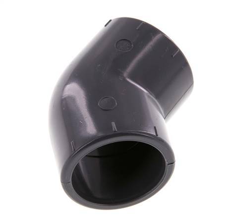 PVC 45deg Elbow Fitting Socket 32x41mm [2 Pieces]