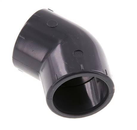PVC 45deg Elbow Fitting Socket 32x41mm [2 Pieces]