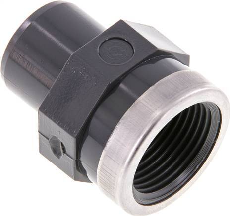 PVC Fitting Male Socket 25mm x Female Rp 3/4'' [2 Pieces]