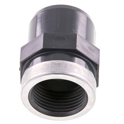 PVC Fitting Male Socket 40mm x Female Rp 1'' [2 Pieces]