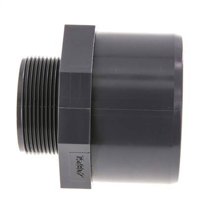 PVC Fitting Female Socket 75x90mm x Male G 2''