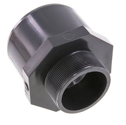PVC Fitting Female Socket 90x110mm x Male G 2-1/2''