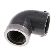 PVC 90deg Elbow Fitting Female Socket 20x28mm x Female Rp 1/2'' [2 Pieces]