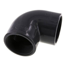 PVC 90deg Elbow Fitting Female Socket 75x89mm x Female Rp 2-1/2''