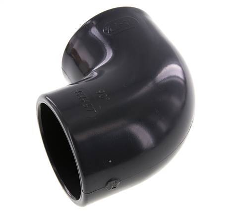 PVC 90deg Elbow Fitting Female Socket 75x89mm x Female Rp 2-1/2''