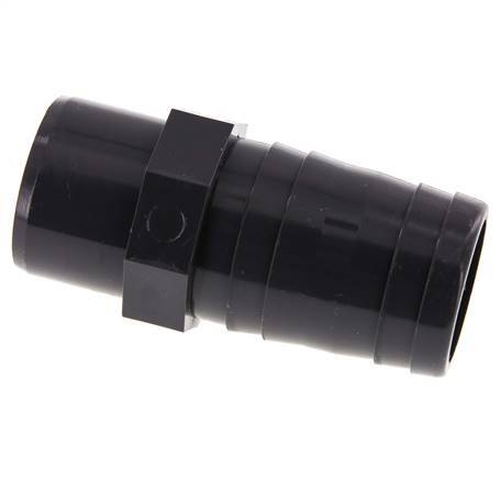 PVC Fitting Socket 40mm with Hose Barb 40mm [2 Pieces]