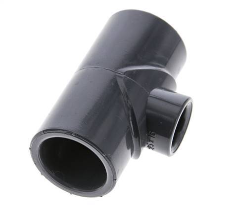 PVC Reducing Tee Fitting Socket 25 to 16mm [2 Pieces]