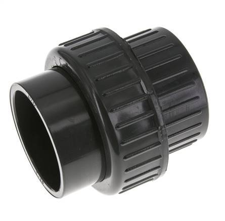 PVC Union Fitting Female Socket 63mm x Female Rp 2'' FKM