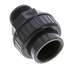 PVC Union Fitting Female Socket 40mm x Male R 1 1/4'' FKM