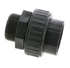 PVC Union Fitting Female Socket 63mm x Male R 2'' EPDM