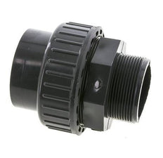PVC Union Fitting Female Socket 63mm x Male R 2'' EPDM