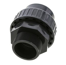 PVC Union Fitting Female Socket 63mm x Male R 2'' FKM