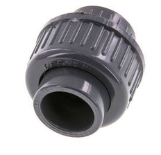 PVC Union Fitting Socket 20x43mm FKM [2 Pieces]