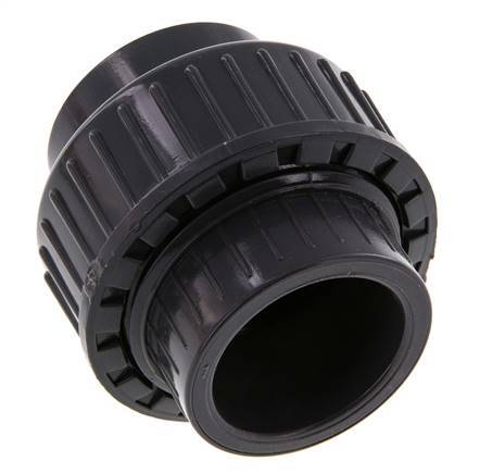 PVC Union Fitting Socket 32x61mm FKM