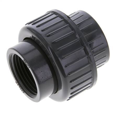 PVC Union Fitting Female Rp 1'' EPDM