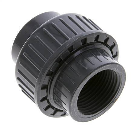 PVC Union Fitting Female Rp 1'' EPDM