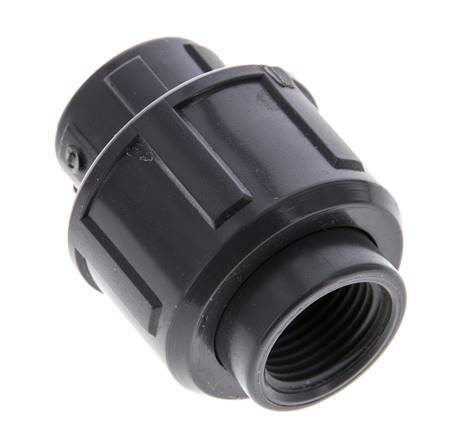 PVC Union Fitting Female Rp 3/8'' EPDM