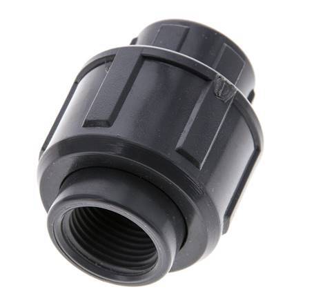 PVC Union Fitting Female Rp 3/8'' EPDM