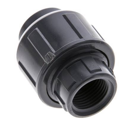 PVC Union Fitting Female Rp 3/8'' EPDM