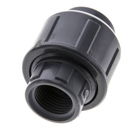 PVC Union Fitting Female Rp 3/8'' EPDM